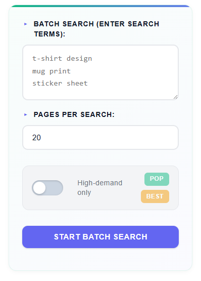 Advanced Search Automation